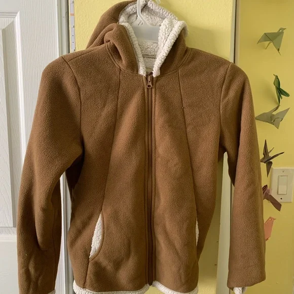 Jaket Faded Glory Sherpa Hoodie Faded-Glory, Sherpa Lined Jacket